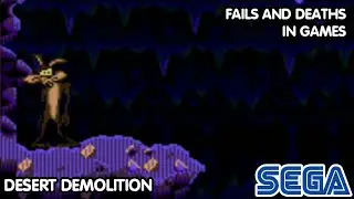 Fails & Deaths in Games | Desert Demolition (Sega Mega Drive)