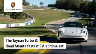 Porsche Taycan Sets EV Lap Time at Road Atlanta