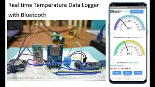 Real time Temperature Data Logger with Bluetooth