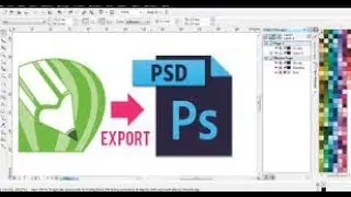Cara Export File CorelDRAW ke Photoshop Secara Sempurna | Belajar CorelDRAW