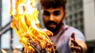 ⚽🔥HOW TO TAKE A PICTURE WITH A BALL OF FIRE🔥⚽ Photography Tutorial in 