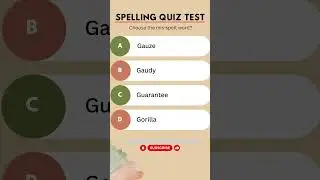Spelling Showdown: Spot the Sneaky Spelling Mistakes!