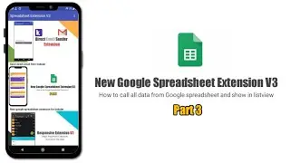 How to get all data from Google spreadsheet and show it in listview in kodular with extension