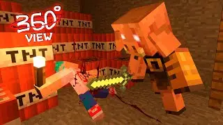 Vs Piglin 360° 3D Animation FNF Vs Minecraft Bastion Song.