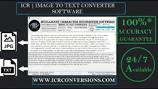 Image to Text | Conversion Software For Image to Text  | How to Convert Image to Text |