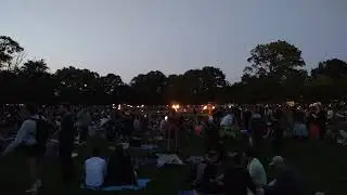 Fire Dancers in Lincoln Park Chicago