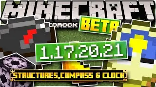 Minecraft Bedrock BETA ✅ 1.17.20.21 ✅ STRUCTURES & COMPASS X ⚒️( Changelog )  MCPE,Xbox,Windows