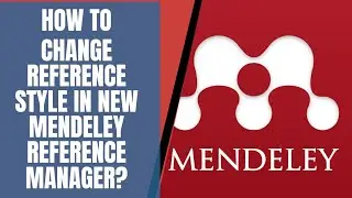 How to change reference style in new Mendeley reference manager software? (Brackets to Superscripts)