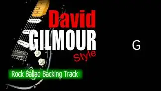 Rock Ballad David Gilmour Style Guitar Backing Track 67 Bpm Highest Quality