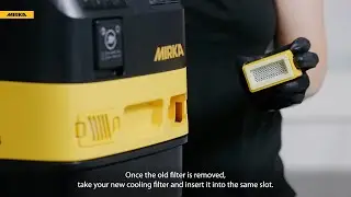 How to Change the Cooling Filter on Your Mirka® DEXOS Dust Extractor