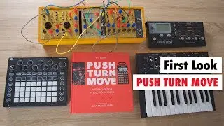First Look! PUSH TURN MOVE ! The Best Book About Synthesizers, Drum Machines, Software & More!