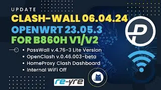 OpenWrt 23.05.3 Stable Clash-Wall 06.04.2024 For B860H v1/v2 | REYRE-WRT