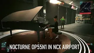 Lady Playing Piano in NCX Airport after Killing Moon | Cyberpunk 2077 v2.1.1