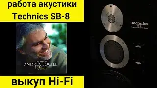 Выкуп hi- fi аудиотехники проверка звучания акустики Technics SB-8-Vivere Sarah Brightman