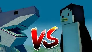 PENGUIN VS HIU - ACI GameSpot Animated - Feed and Grow Fish Part 2
