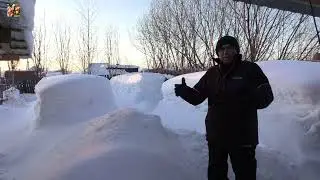 Вот дурак❗  Срочно раскапываю сугробы и кормлю пчёл❗