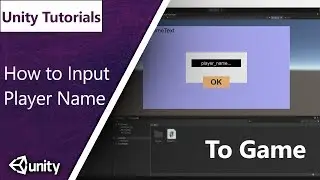 Input Player Name to Game in UNITY C#