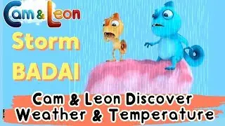 Cam & Leon Discover Weather and Temperature | Cam & Leon | Funny Cartoon | Cartoon for Kids