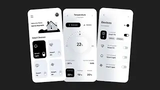 📱 Modern Smart Home UI • Flutter Tutorial ♥