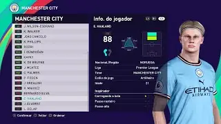 PRÉVIA - Manchester City temporada 2022 PES 2021