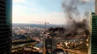 пожар москва сити