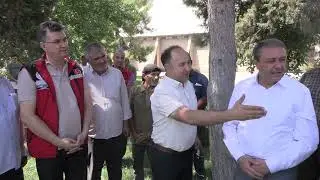VALİ ŞILDAK TOPRAK MAHSULLERİ OFİSİNİ ZİYARET ETTİ