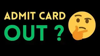 JEE Main 2024 Admit Card OUT 🔥| BE/BTech Admit Card OUT | How To Download JEE Main 2024 Admit Card