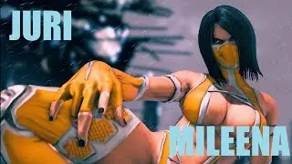 🌠 【MODS】 SFV - Juri as Mileena (Mortal Kombat) 🌠