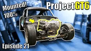 LS & T5 Mounted – Pro Touring V8 Triumph Restomod – Project GT6R – Ep21