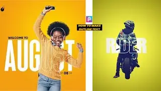 HOW TO MAKE TEXT OUTLINE IN PICSART | HOW TO CREATE OUTLINE TEXT IN PICSART | OUTLINE TEXT EFFECT |
