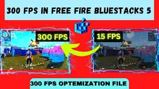 HOW TO GET MAX FPS IN FREE FIRE BLUESTACKS 5 | BLUESTACKS  300 FPS SETTING'S 😱 | FREE FIRE LAG FIXED
