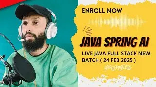 JAVA FULL STACK NEW BATCH | JAVA SPRING AI 2025 | LIVE BATCH 