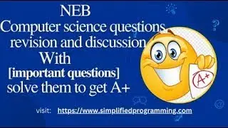 NEB grade 12 computer science revision with important questions( JS (JavaScript ;session 1)