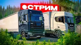 Тестирую новый руль Moza R3 в Euro Truck Simulator 2 | iFlame