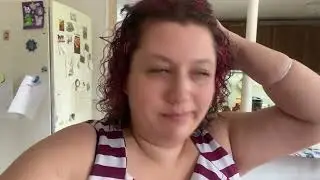 Сама покрасила себе прядки Первая клубничка