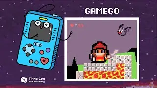 Platformer With Infinite Levels on GameGo With Makecode Arcade
