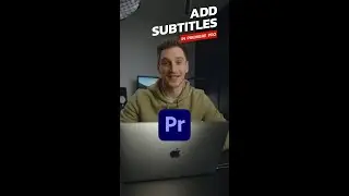 How to add subtitles or captions to video using Adobe Premiere Pro 