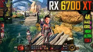 RX 6700 XT - Baldur's Gate 3