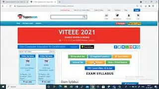 MCQs for VITEEE 2021 Free Mock Test Series, eBook, Printed Materials, Important Questions