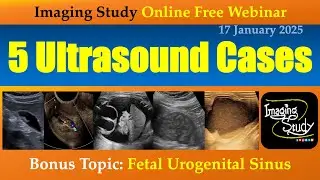 5 Ultrasound Cases & Fetal Urogenital Sinus || Imaging Study || 17 January 2025 || Online Webinar