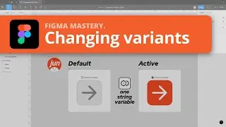 Figma Tips ⚡ - Change variants in prototypes with variables