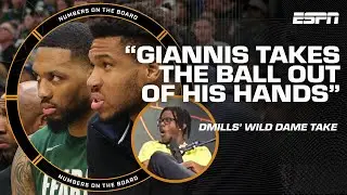 Damian Lillard & ROLE PLAYERS over Dame-Giannis duo⁉️😮 Dmills' HOT take! | Numbers On The Board
