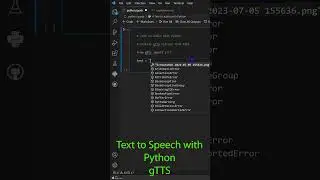Text to Audio in Python Creating Engaging Narrations with the gTTS Library #texttospeech #gtts