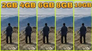 GTA 5 RAM COMPARISON 2GB VS 4GB VS 6GB VS 8GB VS 12 GB