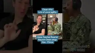Voice Teacher Reacts! Rayvon Owen Sings KISS by Prince