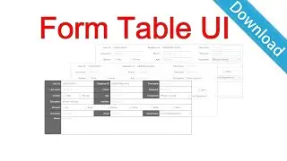 Unity3D Form Table UI