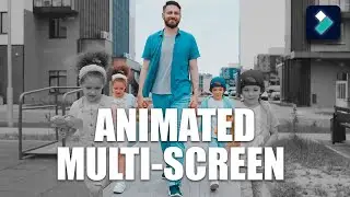 Animated Multi Screen Effect On Filmora 11 | Filmora Split Screen Tutorial