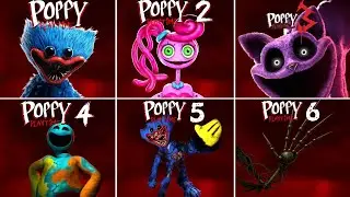 Poppy Playtime Chapter 1, 2, 3, 4, 5, 6 Mod SPEEDRUNS + FANGAME Full Gameplay