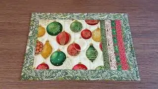 Новогодний ланчмат своими руками.