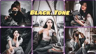 Black Tone ( Moody) presets - Lightroom Mobile presets / black Moody/ Black Tone Filters
